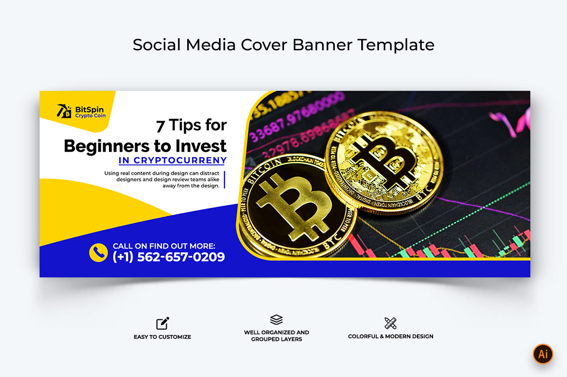 CryptoCurrency Facebook Cover Banner Design-11