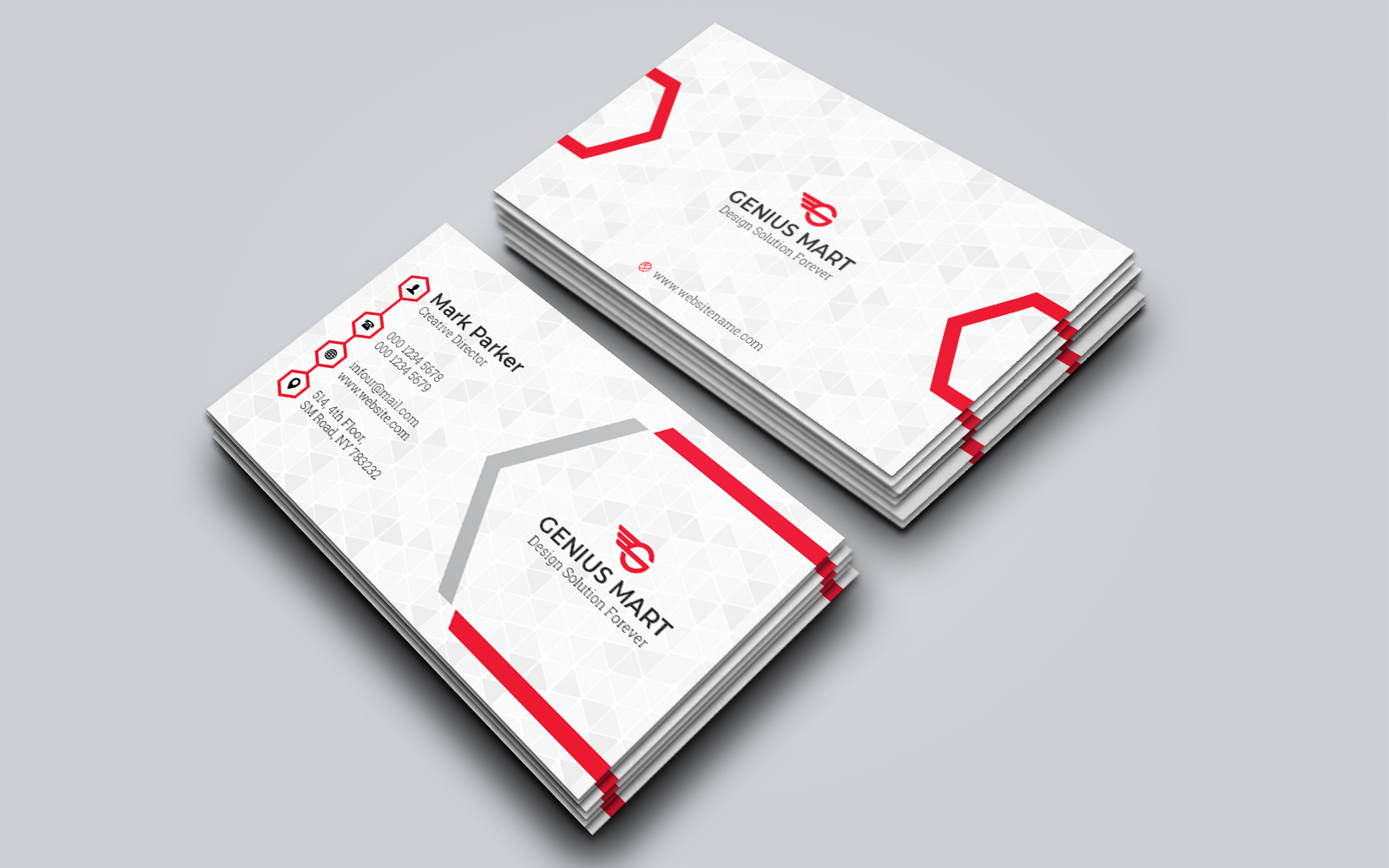 Corporate Business Card Template 140