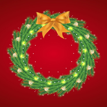 Wreath Xmas Illustrations Templates 281083