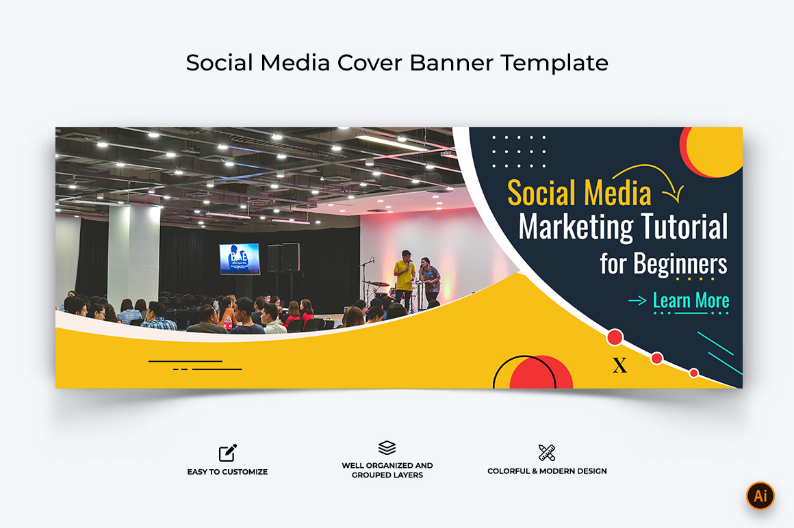 Social Media Workshop Facebook Cover Banner Design-01