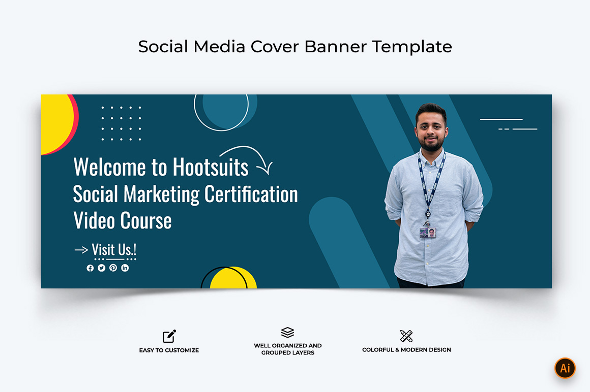 Social Media Workshop Facebook Cover Banner Design-07