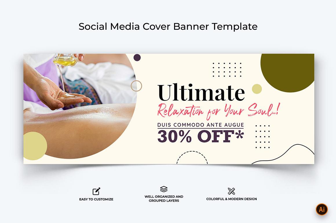 Spa and Salon Facebook Cover Banner Design-01