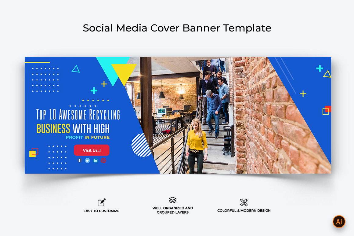 Startups Business Facebook Cover Banner Design-04