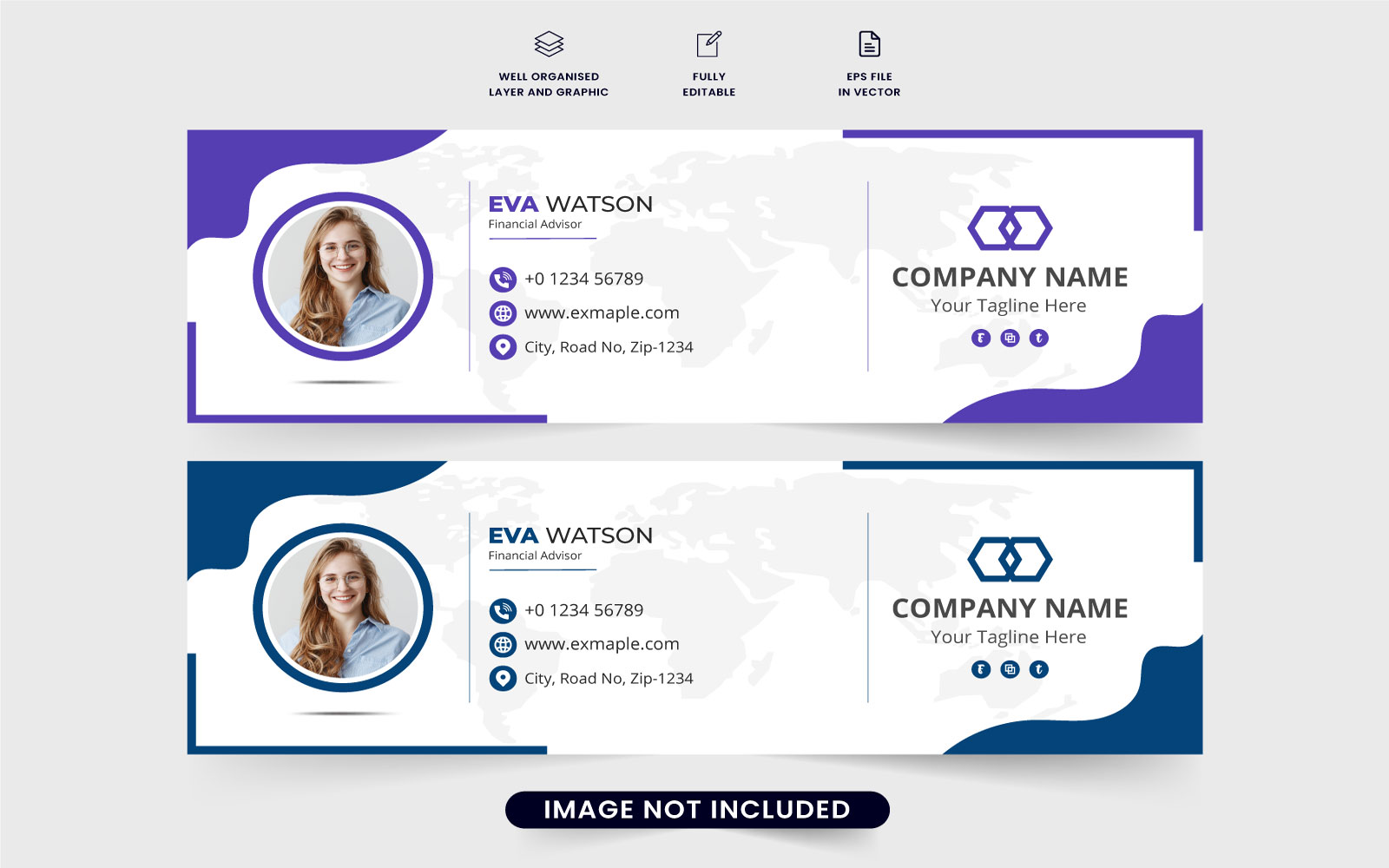 Professional mailing interface template