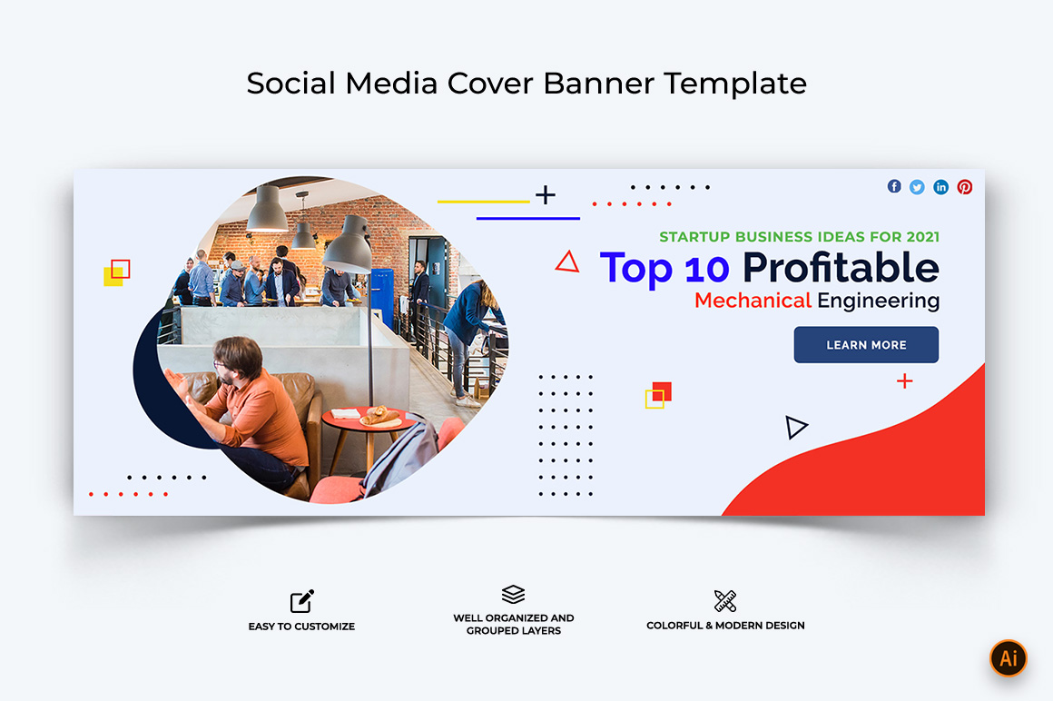 Startups Business Facebook Cover Banner Design-06