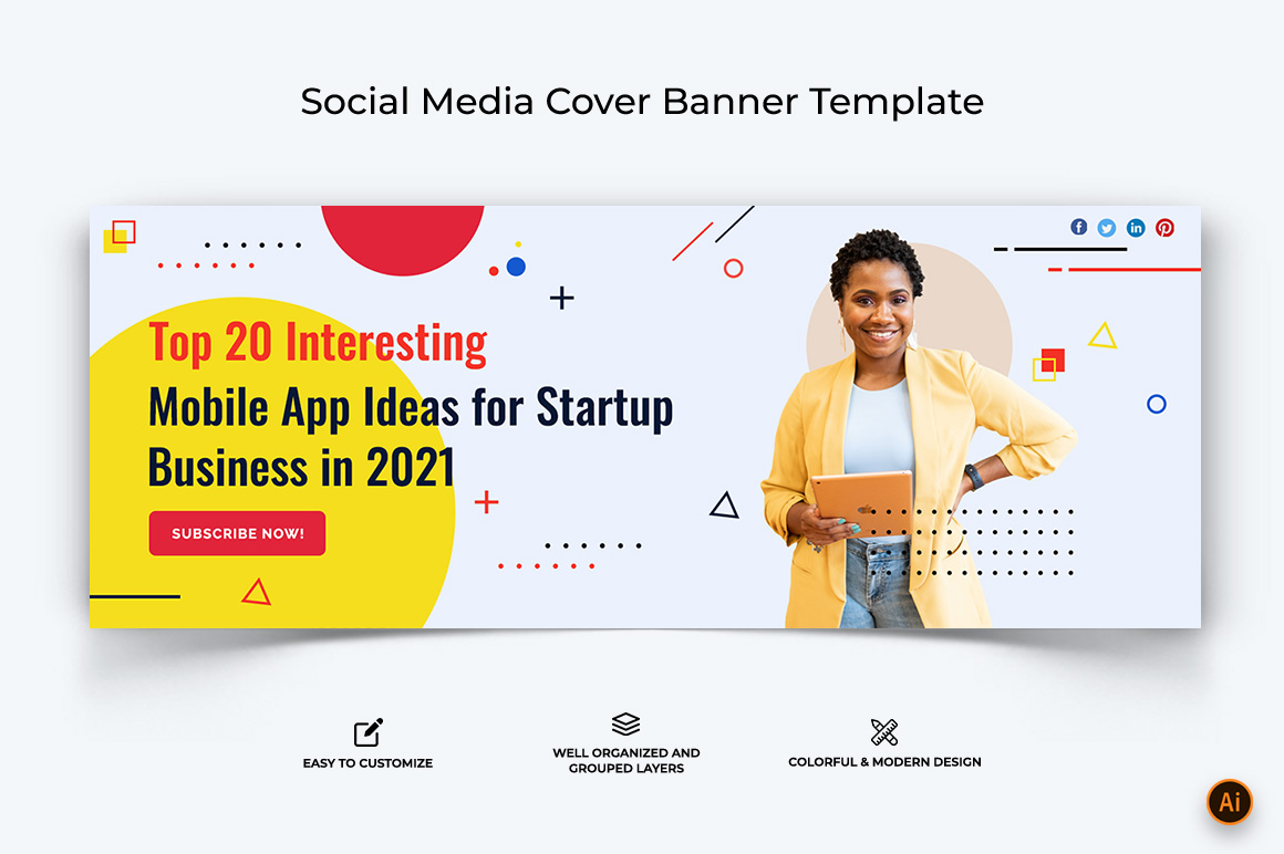 Startups Business Facebook Cover Banner Design-09