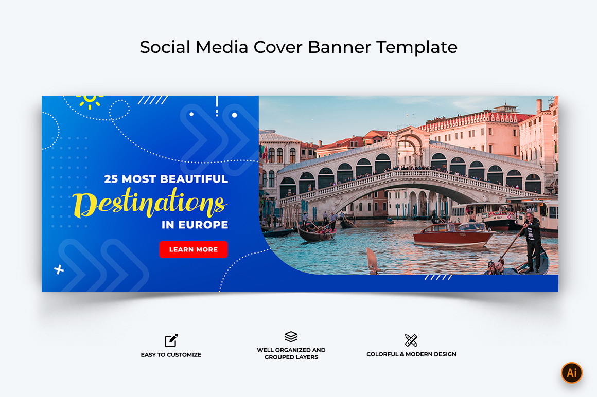 Travel Facebook Cover Banner Design-07