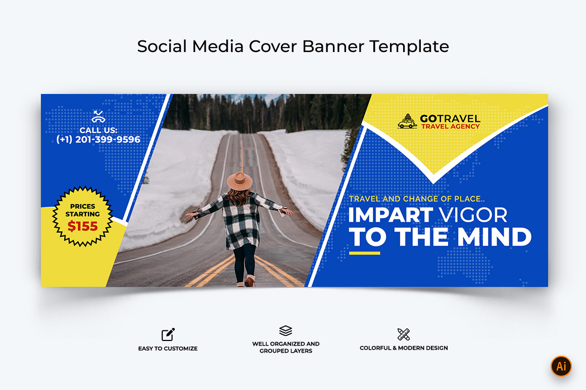 Travel Facebook Cover Banner Design-20