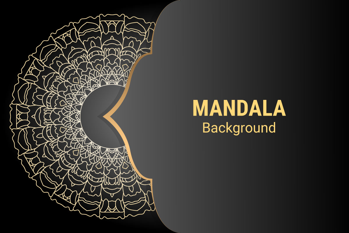 Creative luxury decorative mandala background template
