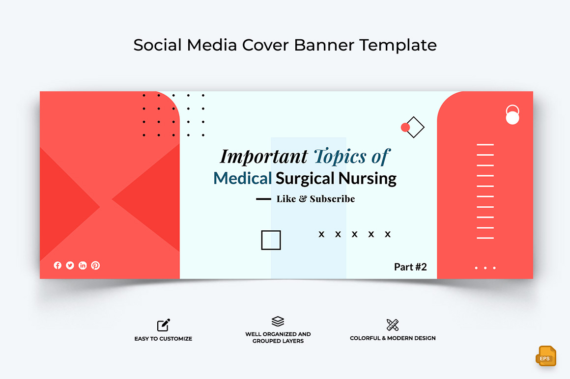 Medical and Hospital Facebook Cover Banner Design-006