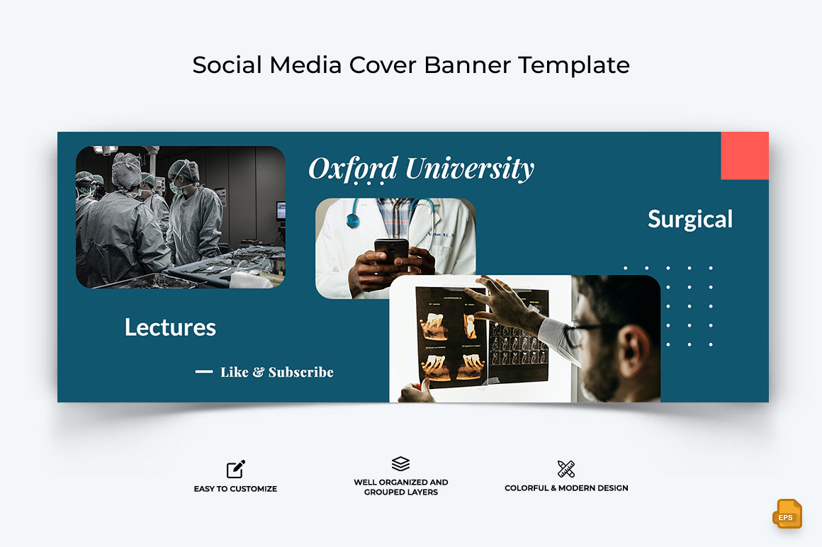 Medical and Hospital Facebook Cover Banner Design-010