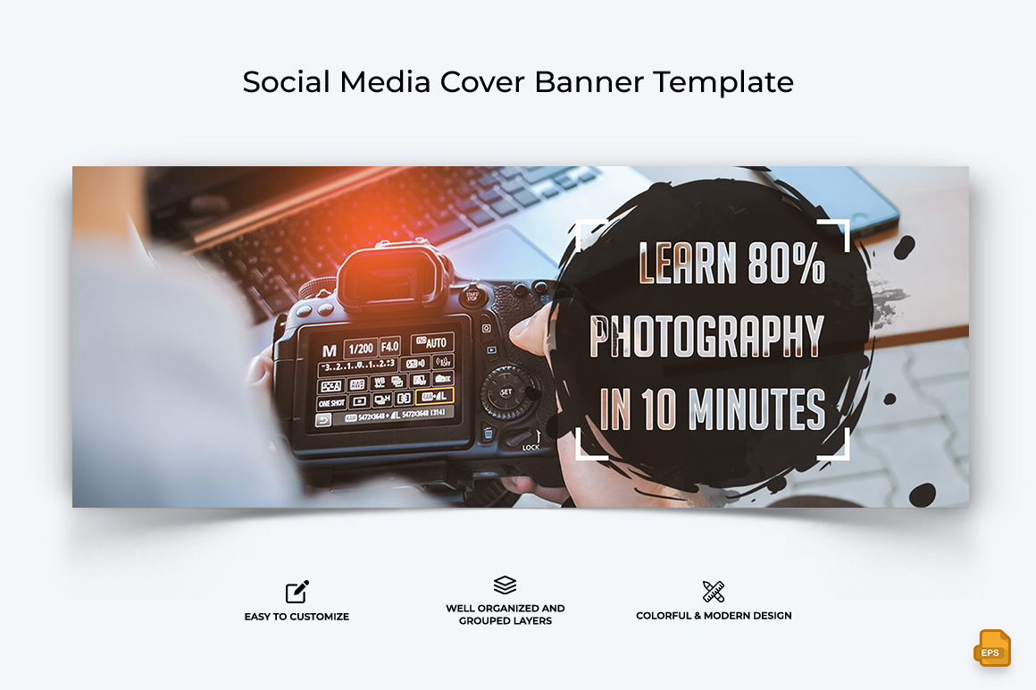 Photography Facebook Cover Banner Design-002