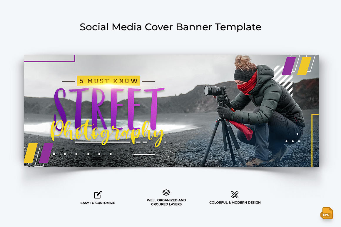 Photography Facebook Cover Banner Design-003