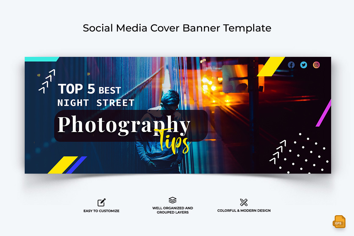 Photography Facebook Cover Banner Design-004