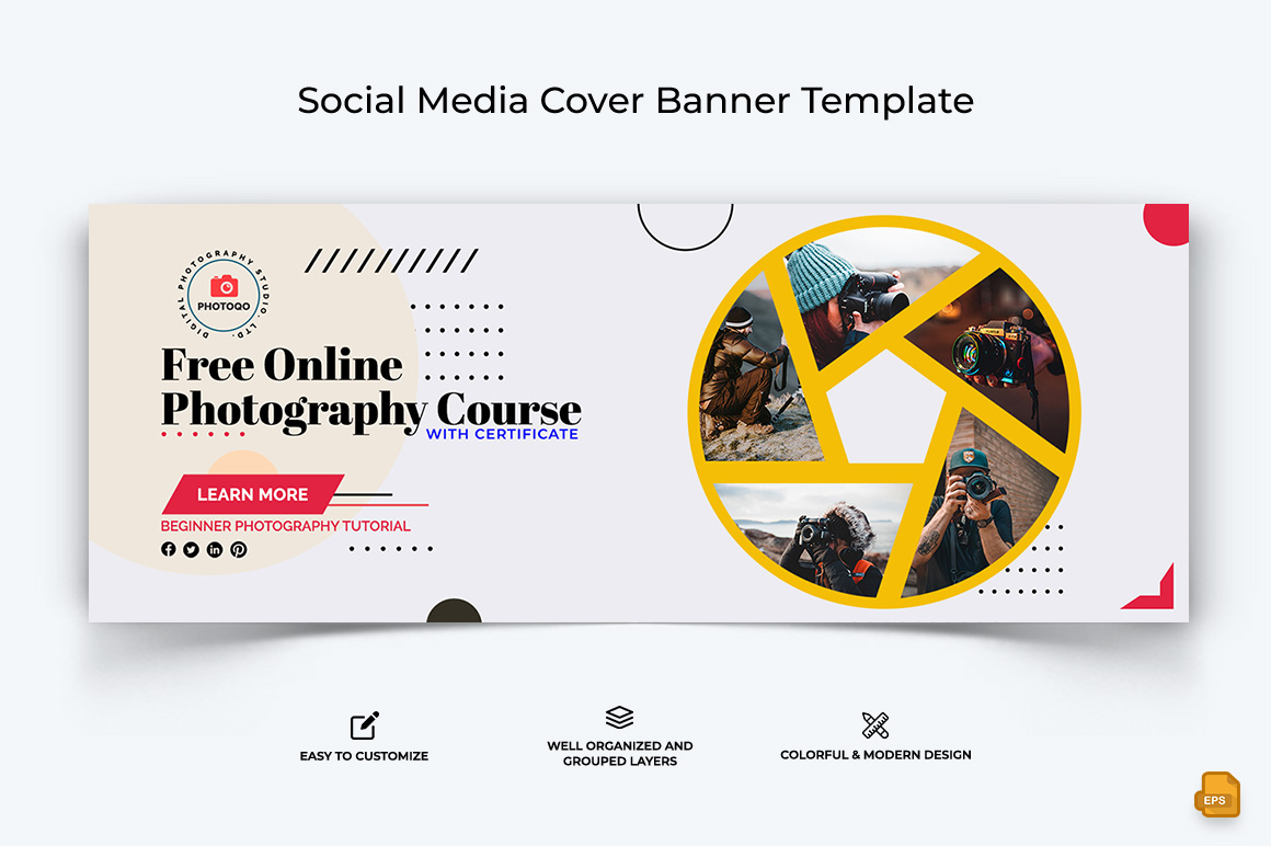 Photography Facebook Cover Banner Design-010