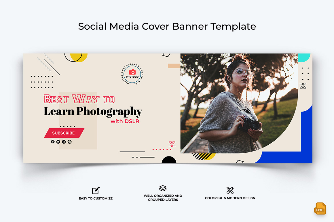 Photography Facebook Cover Banner Design-016