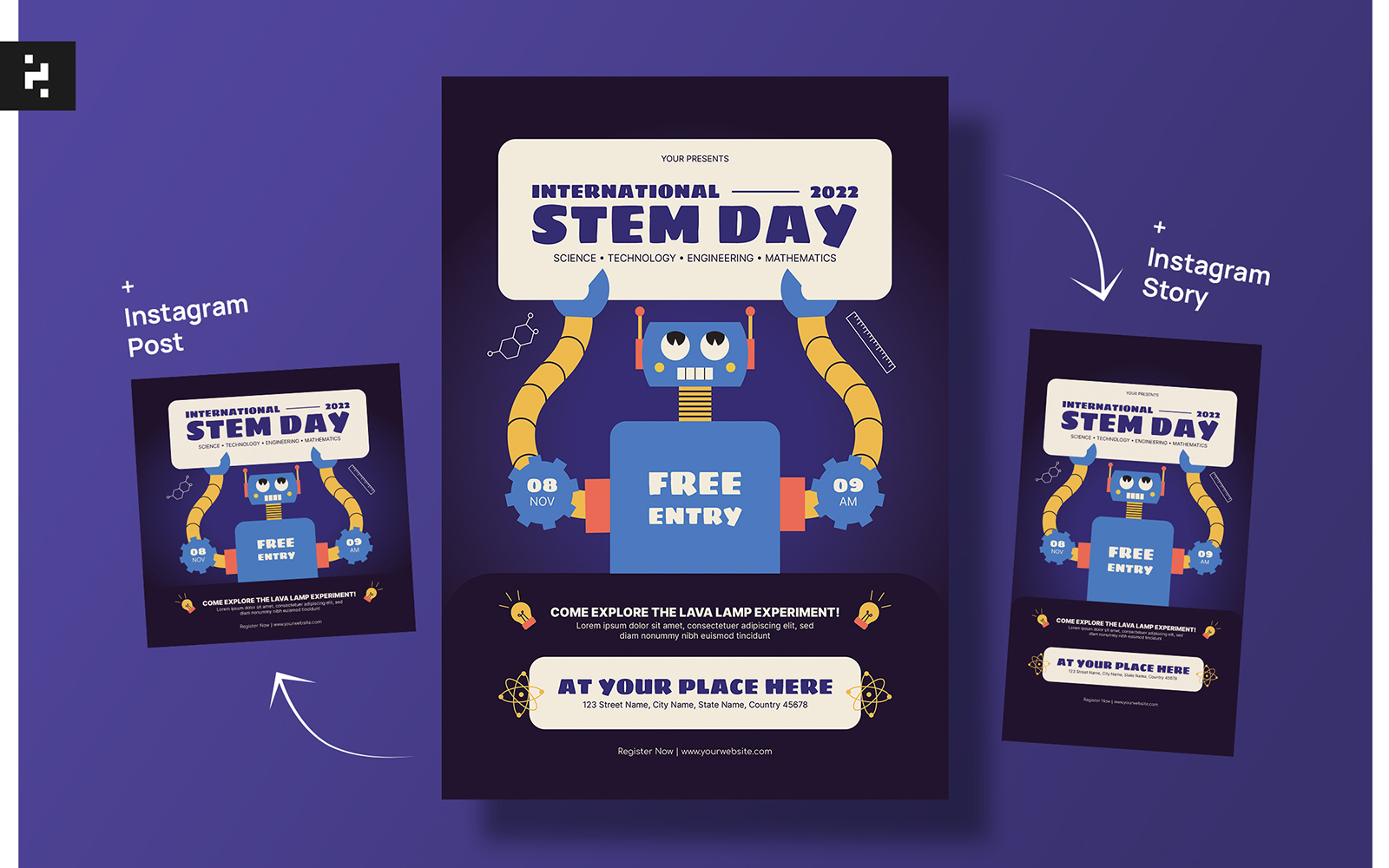 International STEM Day Flyer