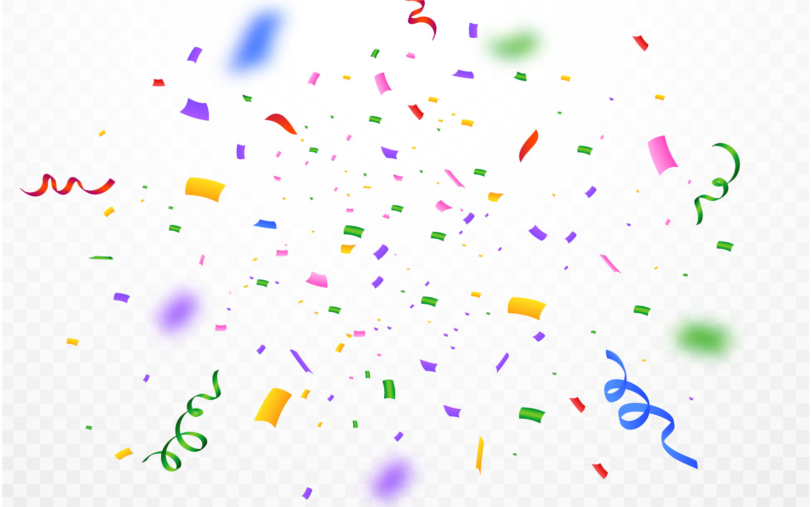 Confetti Element for Festival Background