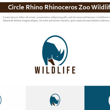 Rhino Rhinoceros Logo Templates 281592