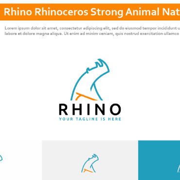 Rhinoceros Strong Logo Templates 281598