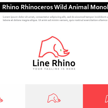 Rhinoceros Wild Logo Templates 281604