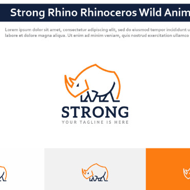 Rhino Rhinoceros Logo Templates 281609