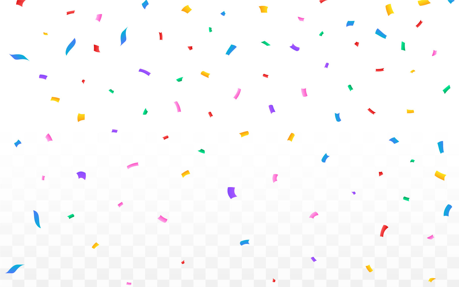 Confetti Vector for Festival Background