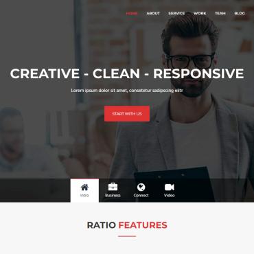 Business Clean Website Templates 281739