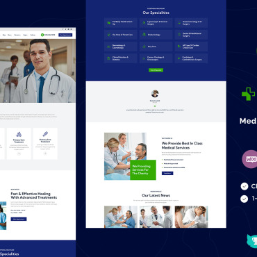 Clinic Medicine WordPress Themes 281749