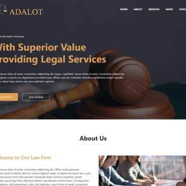 Agency Attorney Landing Page Templates 281763