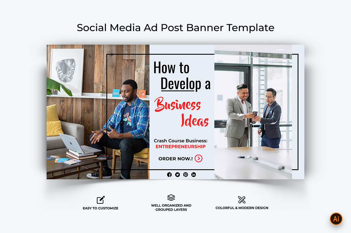 Business Service Facebook Ad Banner Design-06