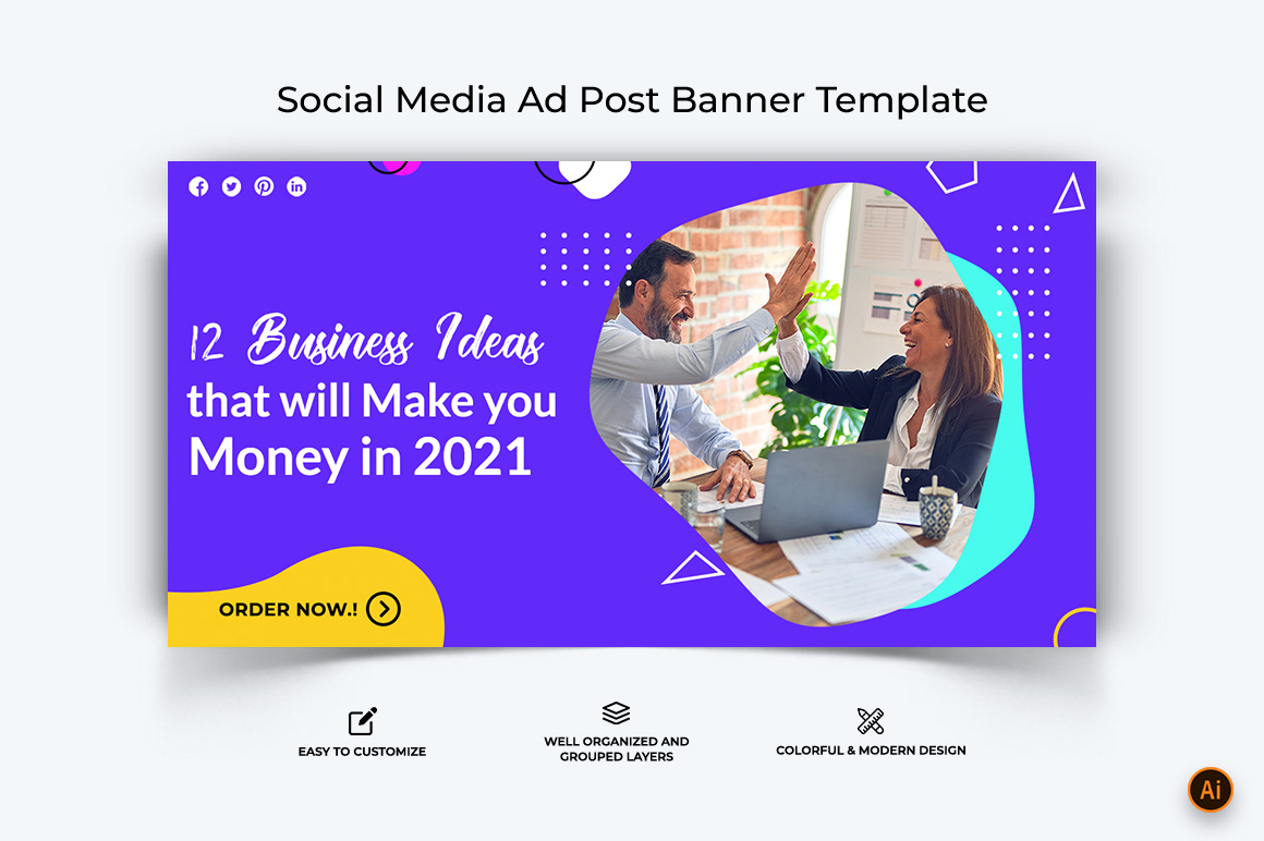 Business Service Facebook Ad Banner Design-07