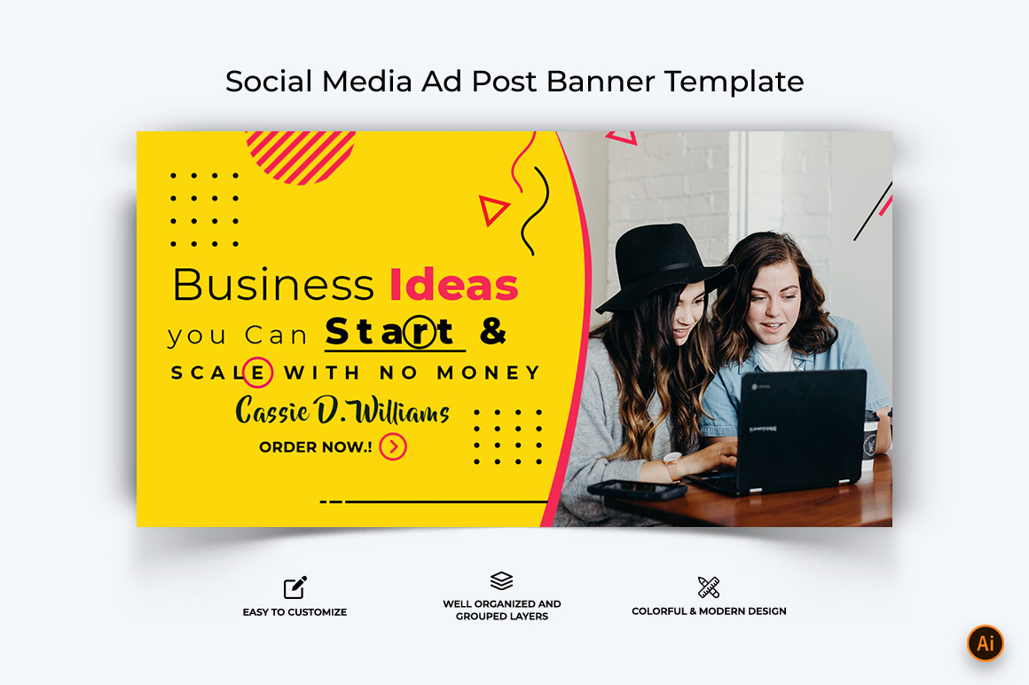 Business Service Facebook Ad Banner Design-10