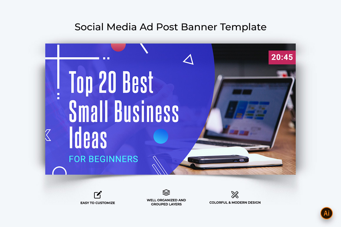 Business Service Facebook Ad Banner Design-11