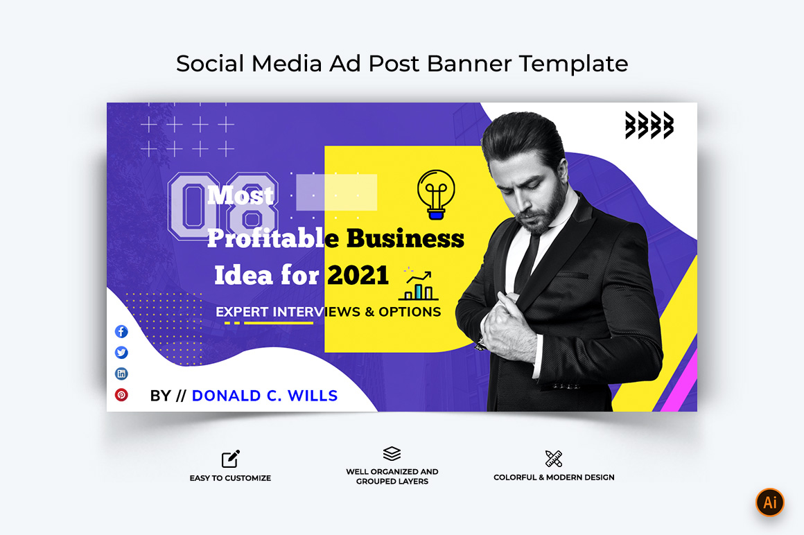 Business Service Facebook Ad Banner Design-15