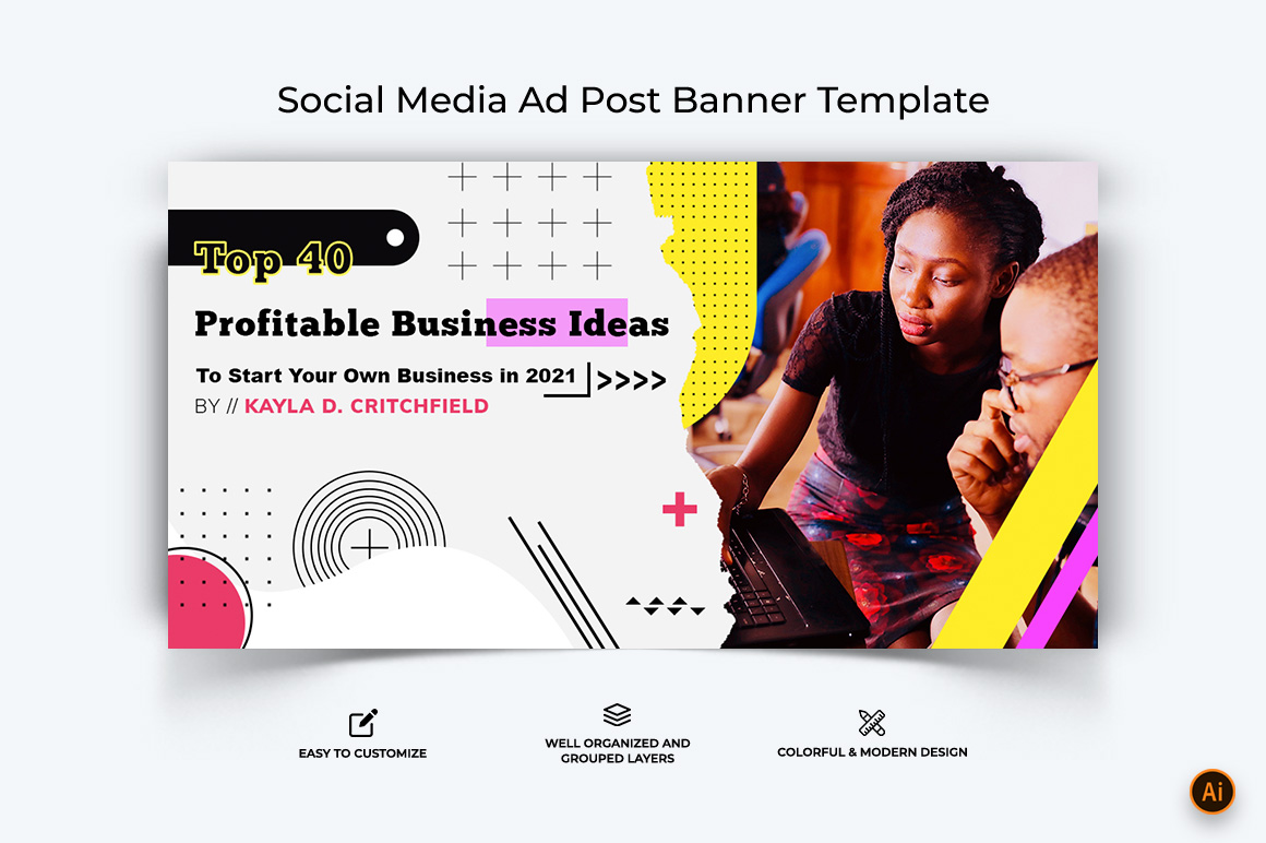 Business Service Facebook Ad Banner Design-16