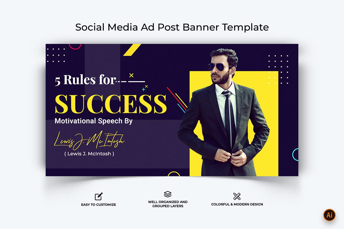 Business Service Facebook Ad Banner Design-21