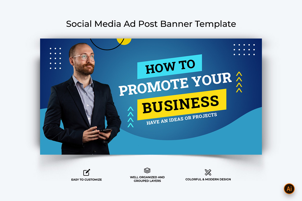 Business Service Facebook Ad Banner Design-28