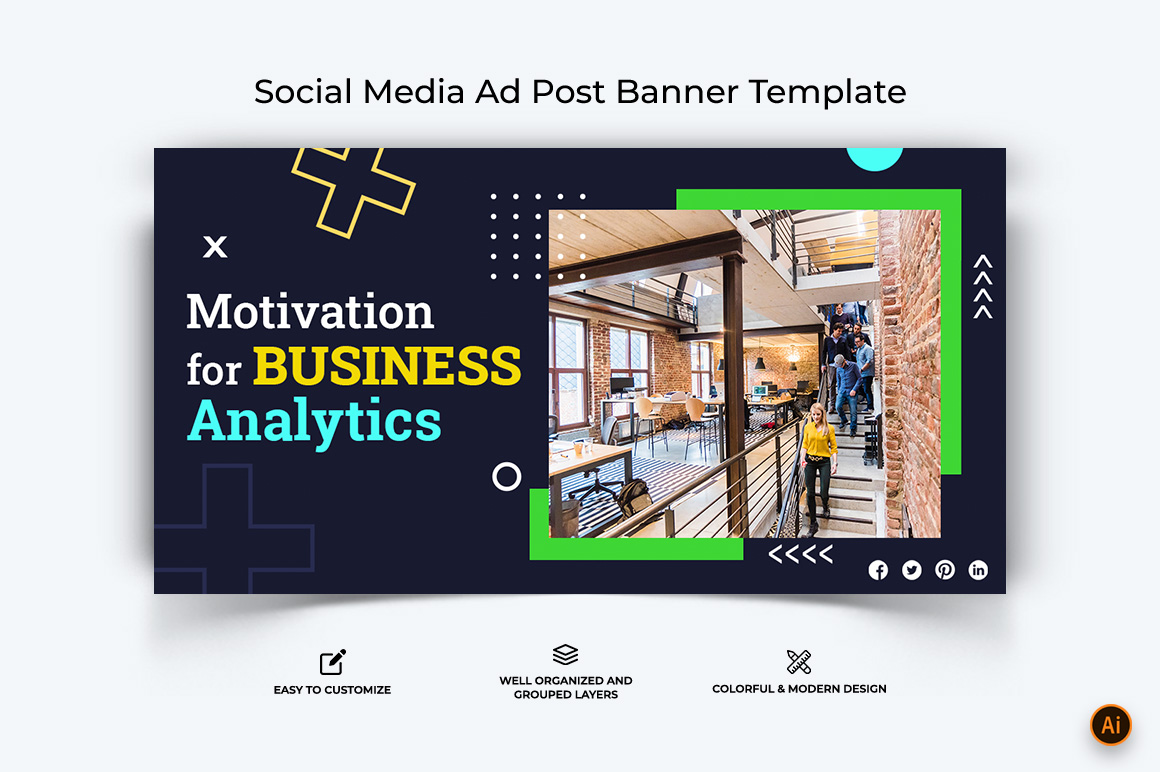 Business Service Facebook Ad Banner Design-31