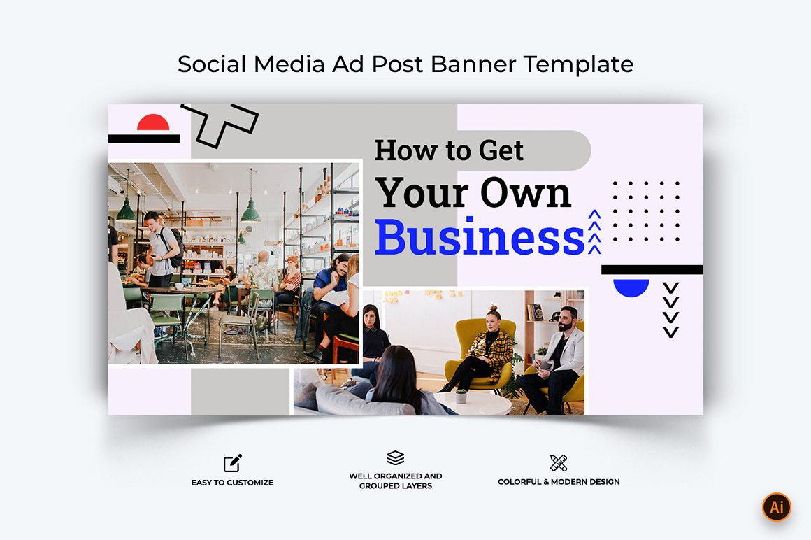 Business Service Facebook Ad Banner Design-32