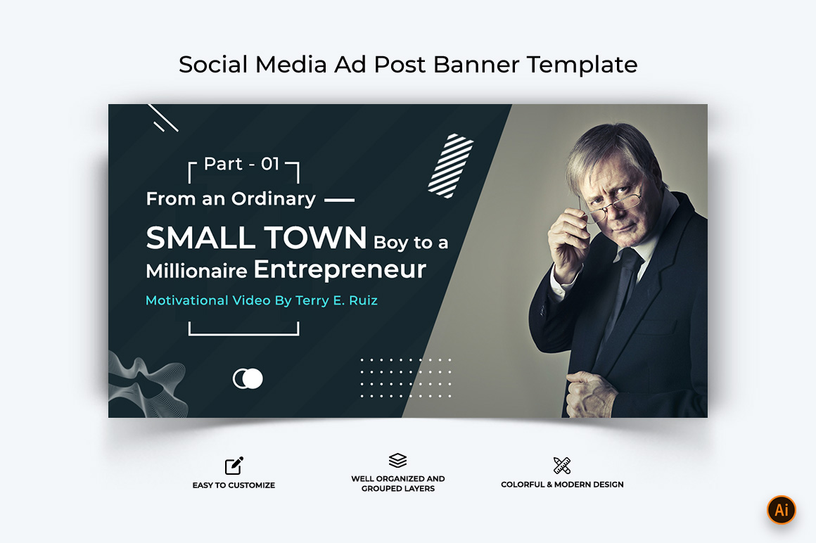 Business Service Facebook Ad Banner Design-33