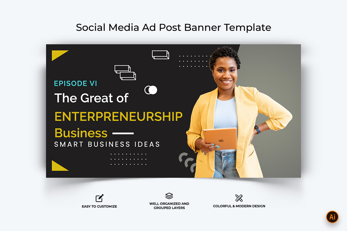 Business Service Facebook Ad Banner Design-34