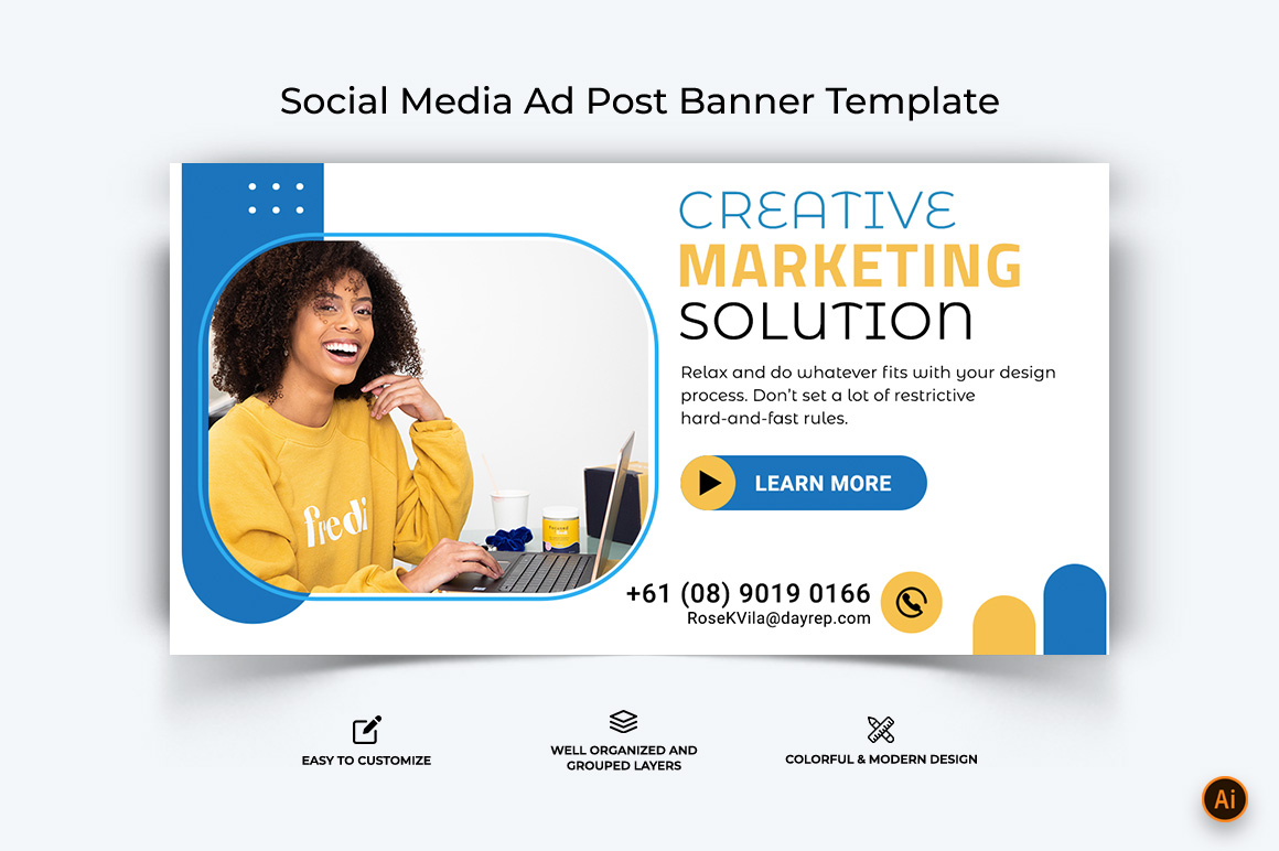 Business Service Facebook Ad Banner Design-44