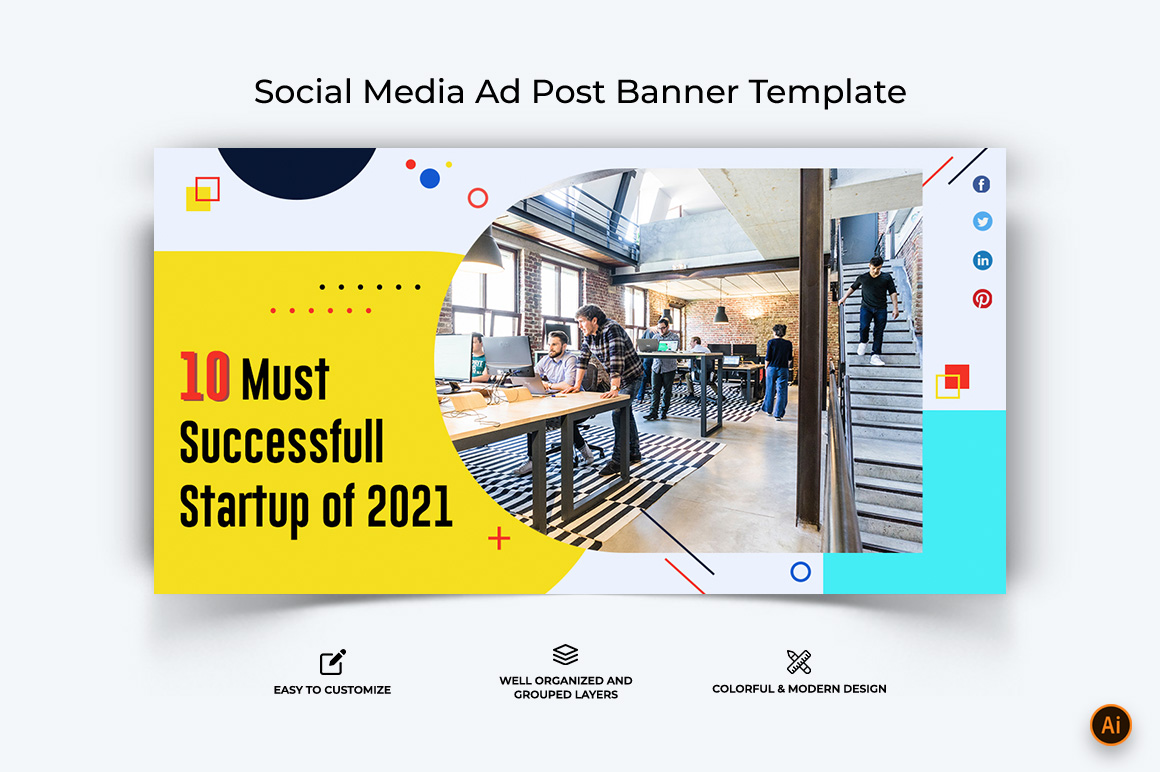 Business Service Facebook Ad Banner Design-49