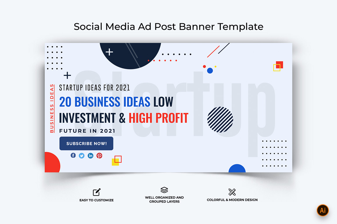 Business Service Facebook Ad Banner Design-51