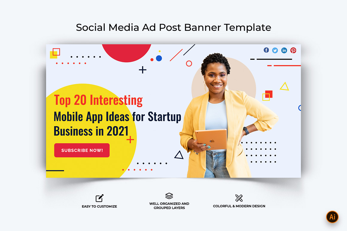 Business Service Facebook Ad Banner Design-55