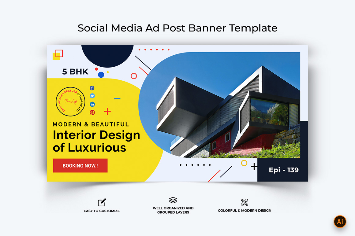 Architecture Facebook Ad Banner Design-03