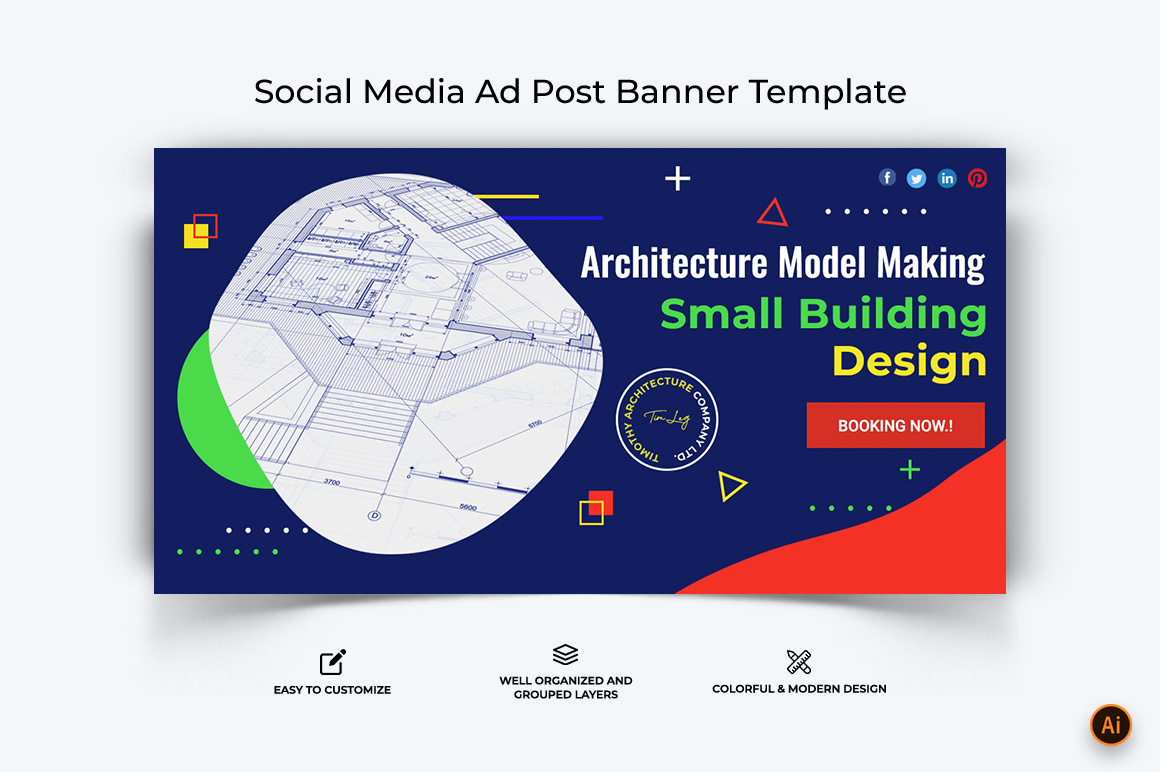 Architecture Facebook Ad Banner Design-06