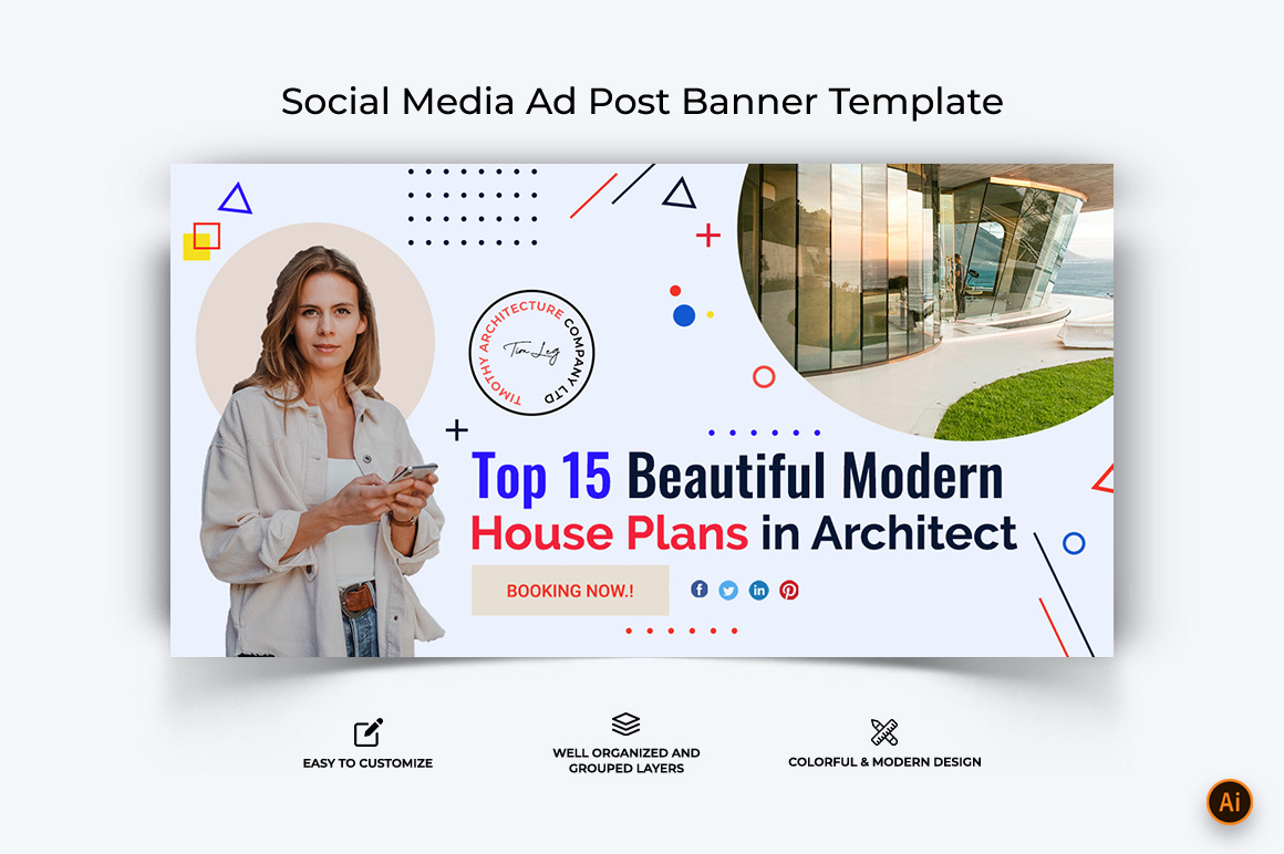 Architecture Facebook Ad Banner Design-07