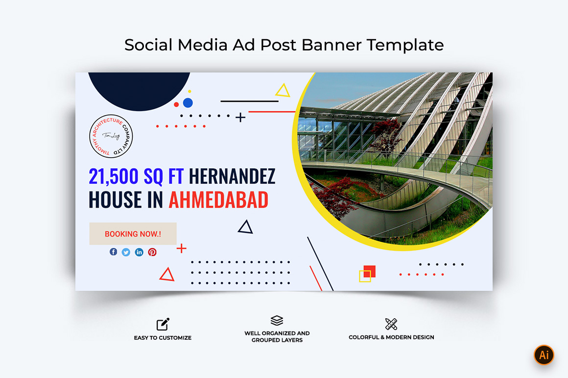 Architecture Facebook Ad Banner Design-08